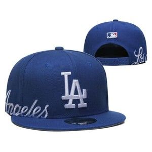 Los Angeles Dodgers LA MLB Blue Snapback Cap Side Split City and Team Pr…